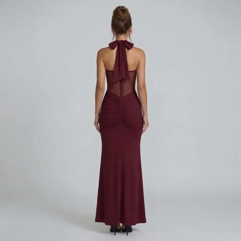 Vivienne Ruched Maxi Dress