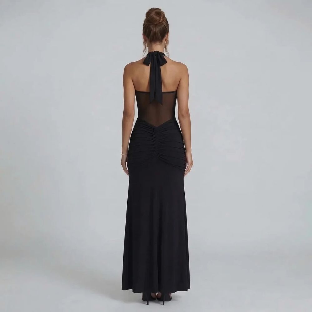 Vivienne Ruched Maxi Dress