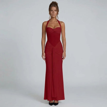 Vivienne Ruched Maxi Dress