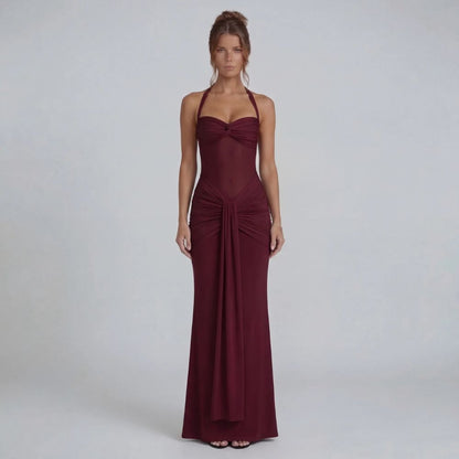 Vivienne Ruched Maxi Dress